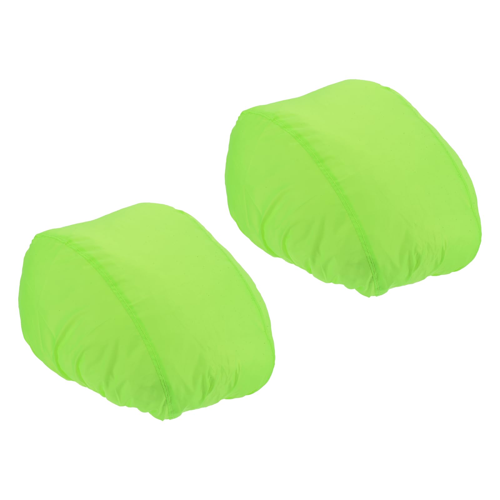 PATIKIL Cycling Bicycle Helmet Cover, 2 Pack Motorcycle Helmet Rain Cover Waterproof Ride Gear Helmet Cover for Road Cycling, Green