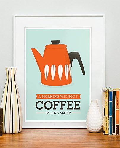 Cathrineholm Coffee quote art print poster