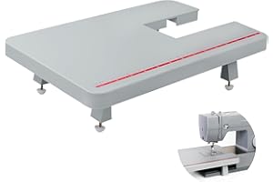 Ebusin Sewing Machines Extension Table for Heavy Duty Sewing Machines 4411, 4423, 4432, 4452, 5511, 5523, 5532, 6335, Expand Workspace with Stable Foldable Leg