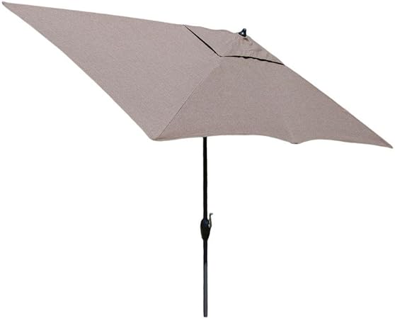 Amazon Com Hampton Bay 10 Ft X 6 Ft Aluminum Market Patio