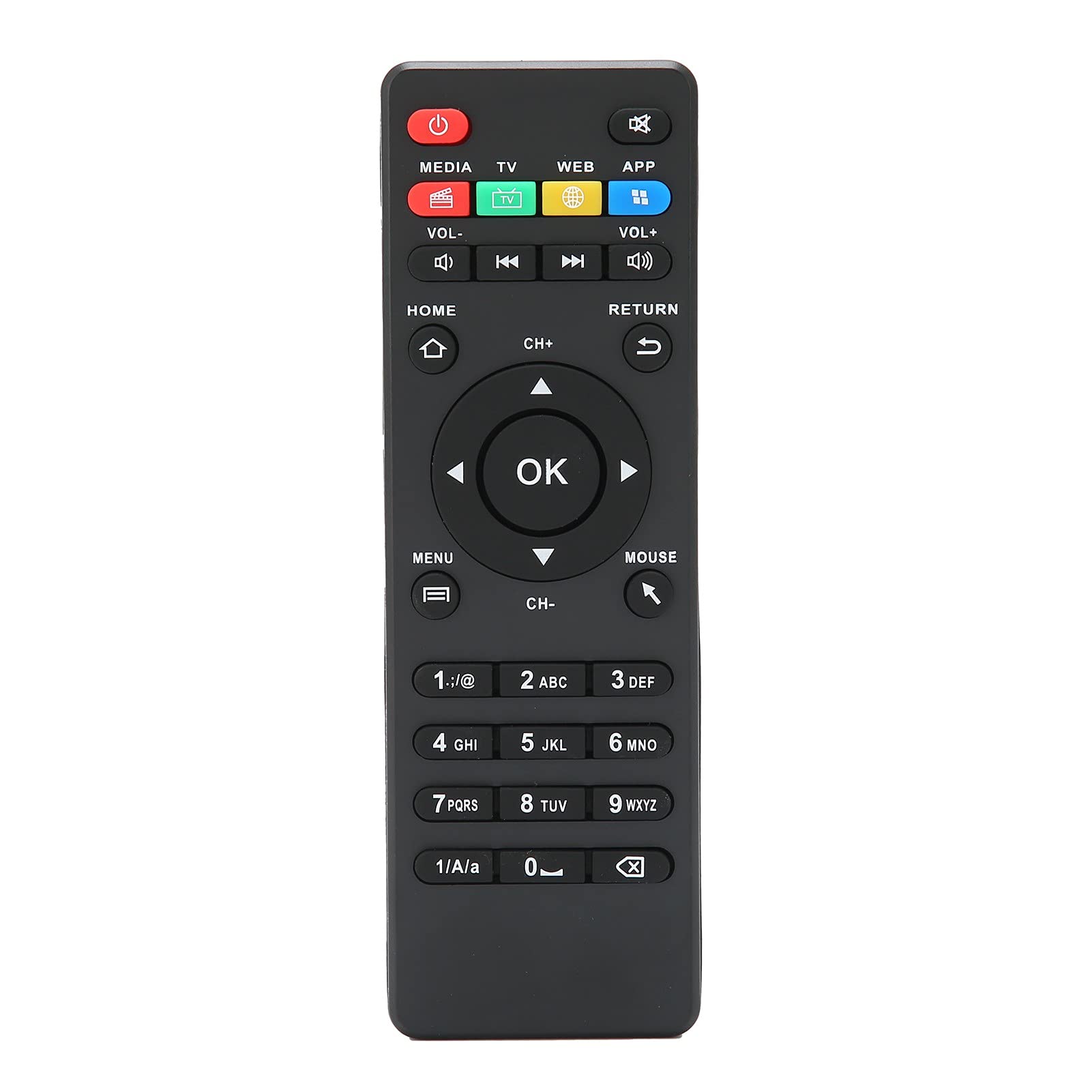 Set‑Top Box Remote Control, Durable Portable Television Box Electronics Remote Control for CS918 MXV V88 V99