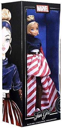 Marvel Fan Girl Captain America Action Figure 13.5 inch