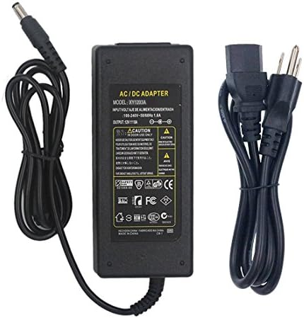 DC 12V 3A Power Supply, Visdoll AC 100-240V to DC 12V Power Transformers, Switching Power Supply Adapter for 12V Led Strip Light CCTV Camera DVR NVR, 2.1mm X 5.5mm US Plug