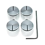 4pcs Aluminium Guitar/Bass Knobs Volume/Tone