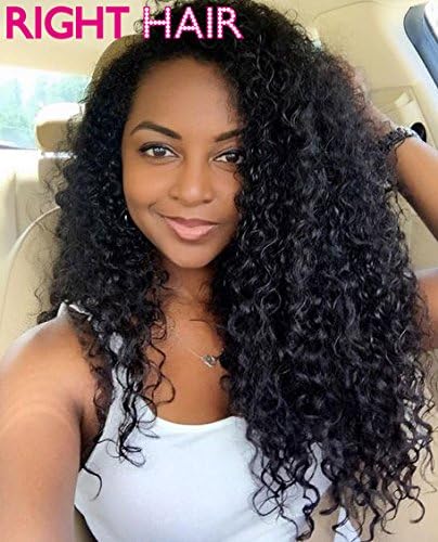 Right Hair Indian Remy Human Hair Lace Front Wigs Deep Curly For Black Women (#2 darkest brown 24inch)