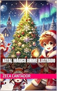 Livro Natal Mágico Anime Ilustrado