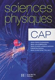 Sciences physiques, CAP