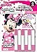 Bendon Minnie Mouse Imagine Ink Coloring Book 6-Pack Party Supplies 30222-TG, Multicolor