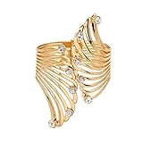 Yozone Adjustable Egypt Cleopatra Cuff Bangle Bracelet (Gd)