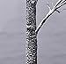 Ecolinear 4 Feet Snow Dusted Tree 48 LED Lights Warm White for Holiday Decorations Xmas Indoor and Outdoor Use