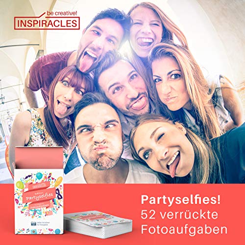 Party Spiele - 52 Fotoaufgaben Selfies - Party Spiel für Gäste, Fotospiel für Geburtstag, Mädelsabend, Hochzeit, Weiberabend, JGA, witzige Spiele für Erwachsene für Partyselfies, Partyspiel – Bild 3