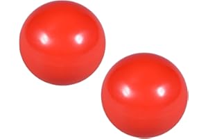 CoCud Thermoset Ball Knobs, M10 Female Thread 40mm Diameter, Plastic Metric Hand Screw Grip Red - (Applications: for Lathe Machinery Lever Handle), 2-Pieces