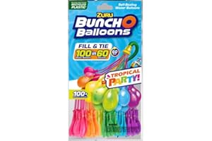 Zuru Bunch O Balloons Rapid Filling Water Balloons Plastic Rubber Assorted 100 pc