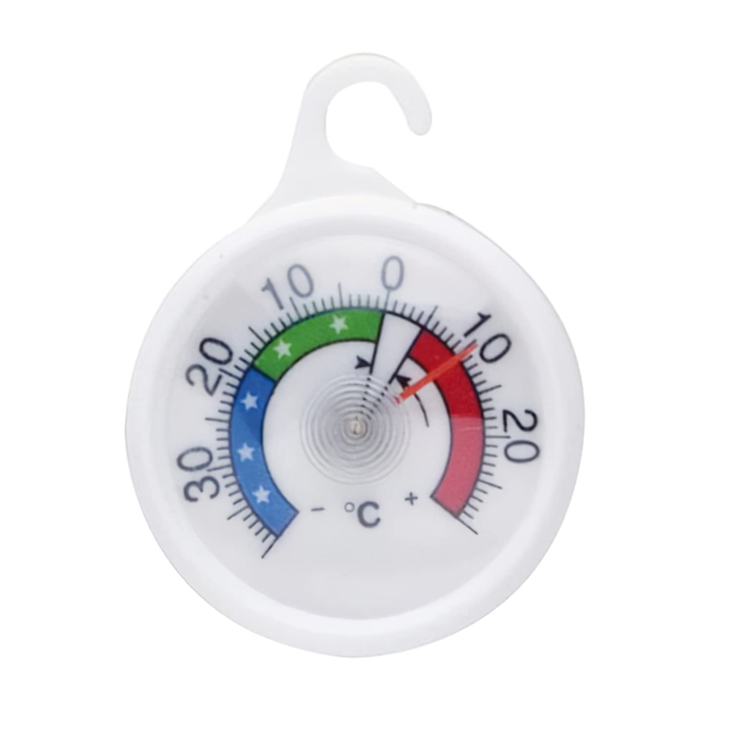 ORYX 5160612 Fridge and Freezer Thermometer, Round, Diameter 5 cm