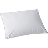 Focustree Microbead Throw Pillow Bedding Neck Pillows with Removable Cover, 16" x 12" Bed and Couch Decorative Pillow for Home Sofa Bedroom Fun Colors Support. Silky, Comfortable (Ivory)