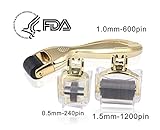 Topcare Prime Deals 3in1 Women Facial Body Skin Massage Roller Tool Golden Black