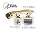 Topcare Prime Deals 3in1 Women Facial Body Skin Massage Roller Tool Golden Black