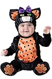 InCharacter Costumes Baby Mini Meow Cat Costume, Black/Orange, X-Small