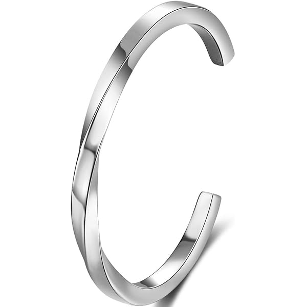 Leonardo Dalia 019631 Bangle for Women in Silver, 6,5 cm, Stainless Steel, No Gemstone