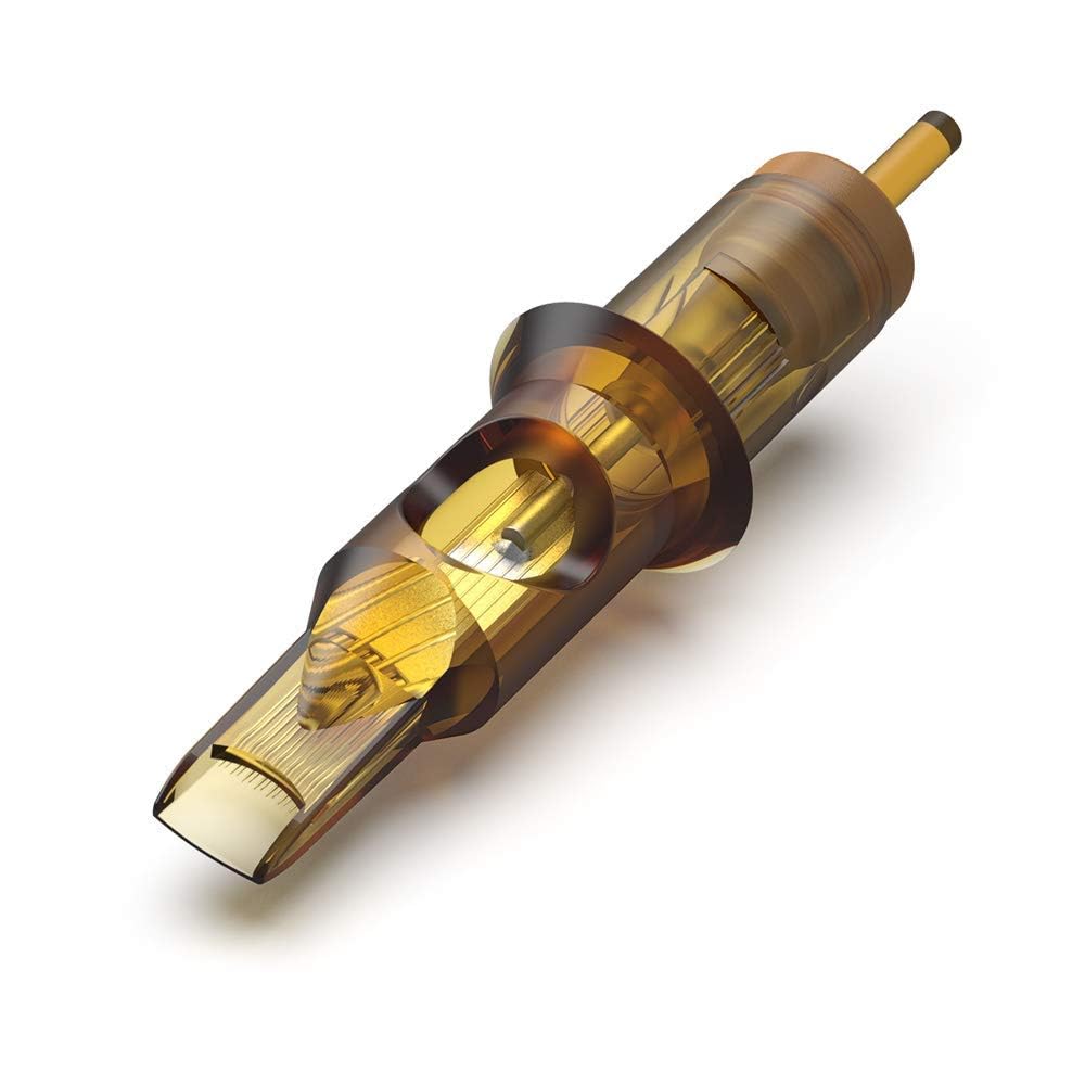 HAWINK Tattoo Cartridge Needles 20PCS #12 Standard 19 Curved/Round Magnum M-Taper Professional Tattoo Needle Diameter 0.35mm EN02-20-CF1219RM