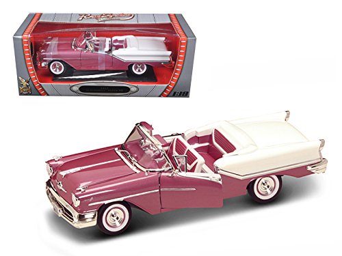 Maisto 1957 Oldsmobile Super 88 Purple 1/18 Model Car by Road Signature