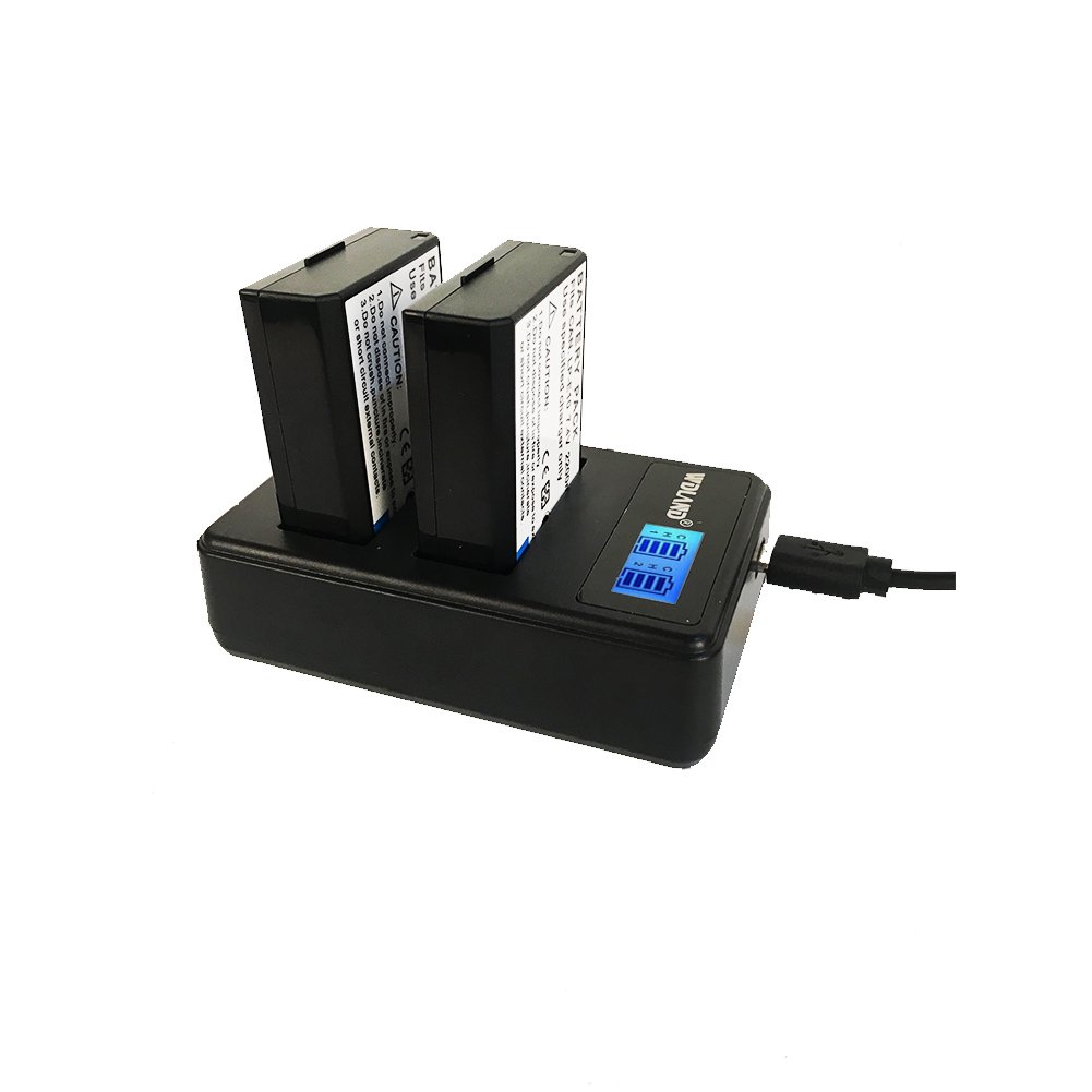 WDLAND Canon Battery Pack LP-E10 Replacement Battery with Dual Charger, Li-Ion Power Battery for Canon EOS Rebel T3, T5, T6, EOS 1100D, EOS 1200D, EOS 1300D, Kiss X50, Kiss X70
