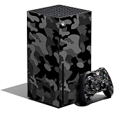 MightySkins Skin Compatible with Xbox Series X Bundle - Black Camo | Protective, Durable, and Unique Vinyl Decal wrap Cover | Easy to Apply, Remove, and Change Styles | Made in The USA