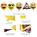 Emoji Balloons for Party Decorations, 32 Pack Helium Mylar Foil Balloons for Kid’s Birthday Party Supplies Favors , Novelty Birthday Wedding Events Decorated Accessories, 18