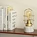 CO-Z Industrial Desk Lamp with Marble Base, Mid-Century Modern Table Lamp 10 Inches in Height, Edison Bulb Not Included for Living Room Bedroom Dining Room.