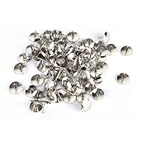 200 Pcs Upholstery Nails Furniture Tacks Thumb Tack Push Pins,Stainless Steel Round Thumb Nail,Metal Round Thumbtack.for Furniture,Cork Board,Sofa Or DIY Projects (Silver)