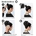 Beauty Angelbella Hair Bun Extension Synthetic Ponytail Wavy Curly Messy Hair Pieces Hairpiece for Women