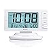 DreamSky Large Display Alarm Clock with Smart Nightlight and Snooze, Battery Operated Clocks for Bedroom,Time/Date/Temperature Display,12/24 Hr Switch.