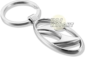 ARKOSKNIGHT Creative Car Logo Keychain for Car 3D Chrome Metal Alloy Key Chain Gifts for Women and Men Keyring Universal Size