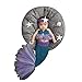 M&G House Newborn Photography Prop Outfits Girl Mermaid Tail Baby Photo Props Mermaid Outfit Crochet Knitted Mermaid Costume Baby Photoshoot Props Halloween Costume Photography Props(Purple&Royalblue)