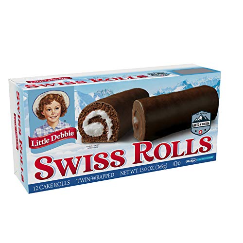 Little Debbie Swiss Rolls, 12 Cake Rolls (Twin Wrapped)