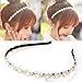 Women's Korean Pearls Clip Hairbands Wedding Fashion Headband Hair Accessories