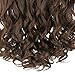 REECHO 24″ V-Shaped Long Hair Extensions 4 Clips in on Natural Wavy Curly Hairpiece for Womem – Medium Warm Brownthumb 4