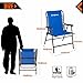 KingCamp Camping Chair Folding Lawn Sports Suspension Backrest Chair Patio Lounge Backyard Chair Fishing Chair, 9.4lbs Portable Chair, Weight Capacity 300lbs.