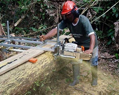 Farmertec Portable Chainsaw Mill 24 Inch Holzfforma Planking Milling Saw Log Equipment Bar Size from 14'' to 24'' - Thumbnail 7