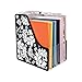 Storage Studios Projections Paper Holder with 10 Expandable Sections, 14.625 x 9 x 14.25 Inches, Black and White (CH92650)
