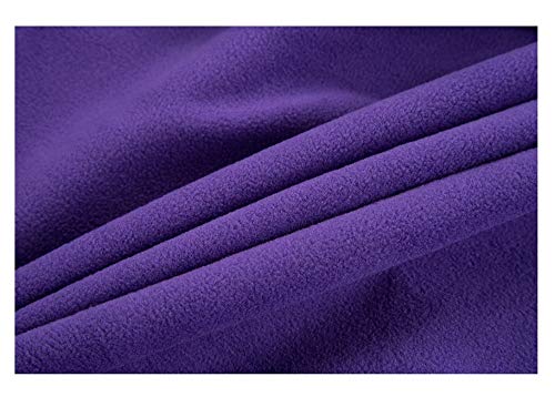 Jingle Bongala Kids' Boys' Girls' Outdoor Waterproof Fleece Jacket with Hood Coat Climbing Hiking Windbreaker-PurpleFloral-120