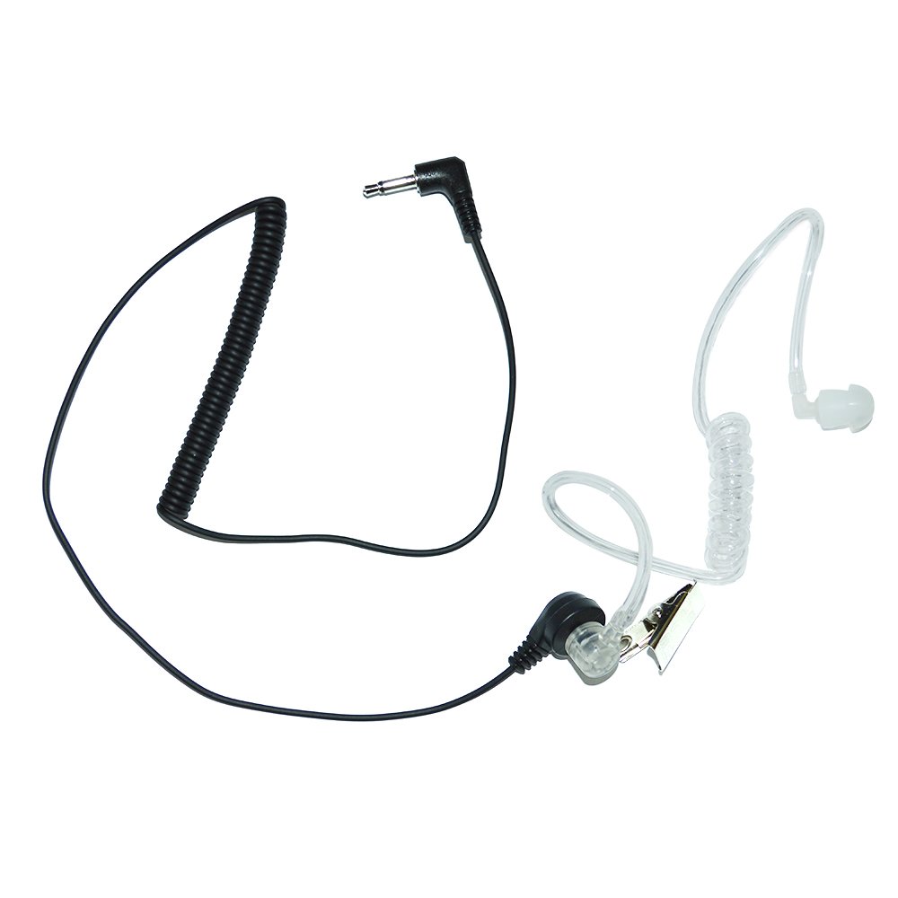 1 pin 3.5 mm acoustic tube earpiece PNI HF11 compatible with smartphone, Two-Way Radios, Transceivers and CB Radios