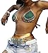 Nulibenna Women's African Dashiki Bandage 2 Piece Cut Out Swimsuit Bikini
