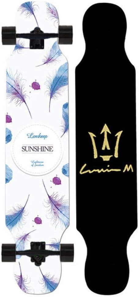 Longboard Dancing 108cm Board Street Freestyle Long Skateboard Deck 4 Wheels Adults Skate Longboard-Type 10