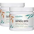 Organic Colloidal Oatmeal Bath Soak – 2-Pack Oatmeal Powder for Dry, Irritated, Itchy Skin Relief – Cruelty-Free, Vegan Handmade Bath Products for Adults Bath, Kids Bath, Baby Bath by Mambino Organics