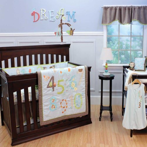 My 123's 4 Piece Baby Crib Bedding Set by Nurture Imagination