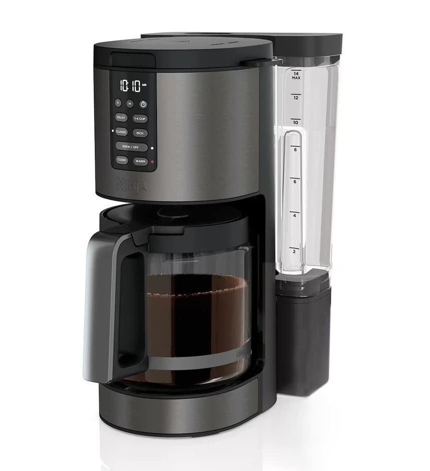 Ninja DCM201 14 Cup , Programmable Coffee Maker XL Pro with Permanent Filter, 2 Brew Styles Classic ＆ Rich, 4 Programs Small Batch, Delay Bre並行輸入 Ninja Hot Brew Programmable XL 14-Cup Coffee Maker PRO, Glass