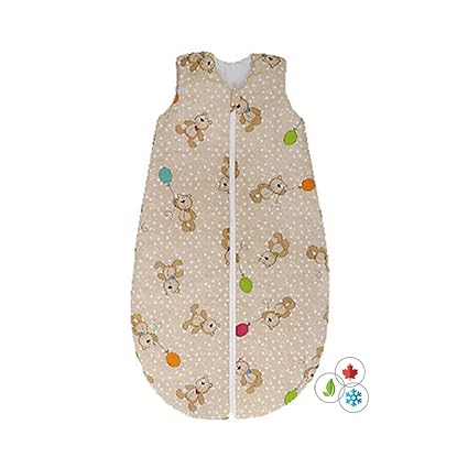 Baby Nice bei Odenwälder wattierter Schlafsack 130 cm Bären Beige- Basic-Schlafsäcke zum Knallerpreis! 3-6 Jahre