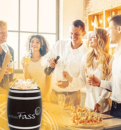 probierFass Rum Geschenk | 5 beliebte Rums (5 x 0.05 l) in einem originellen Fass mit Geschenkverpackung | Rum Tasting – Bild 4