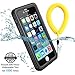 Temdan 33ft/10m Deep Floatable Waterproof Case for iPhone 6/6s(4.7inch) with Float Strap-Black/Clear